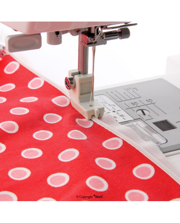 TEXI 0007 Pied de fermeture éclair invisible à faible attache