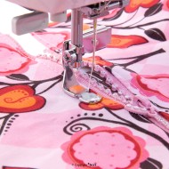 TEXI 0019 Piedino doppio lato largo con cerniera e cordoncino