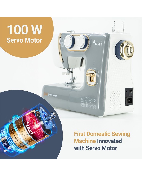 TEXI GOLD Multifunction automatic sewing machine, 24 programs...