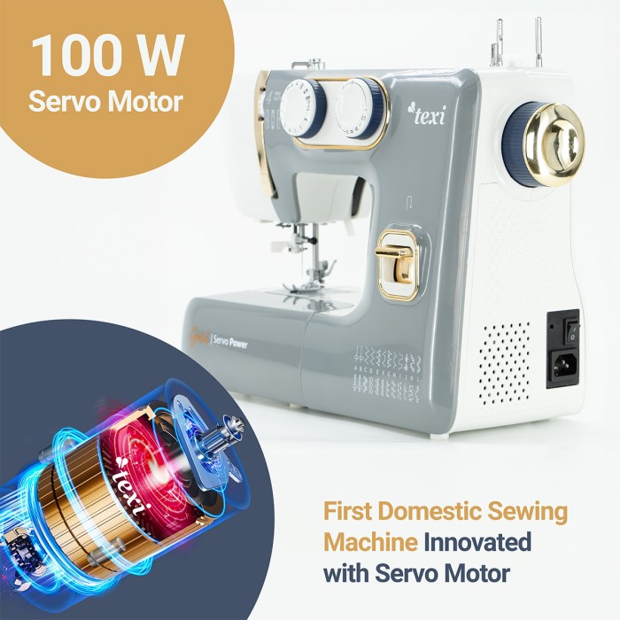 TEXI GOLD Multifunction automatic sewing machine, 24 programs...
