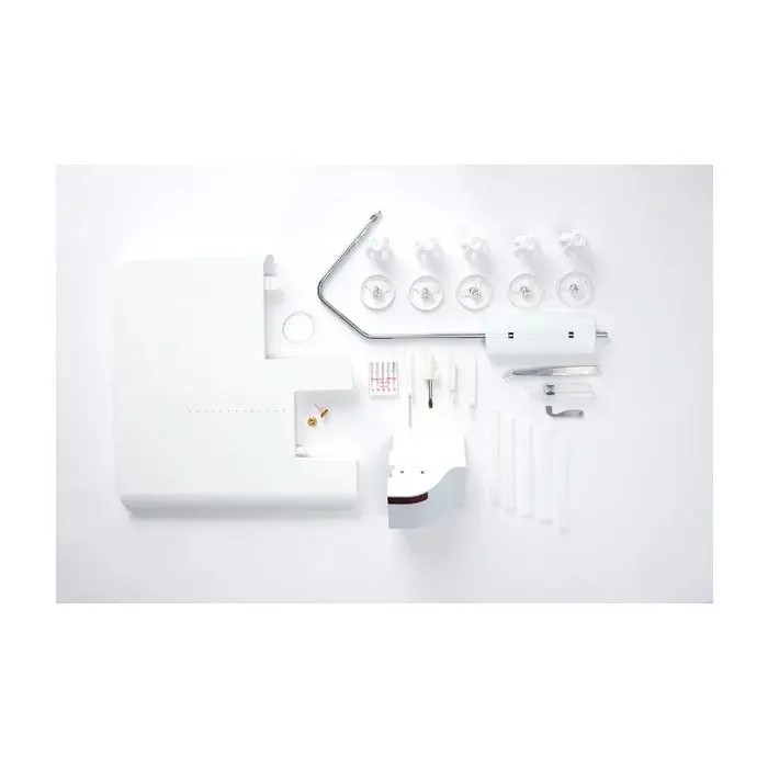 Husqvarna Viking Amber Air S600 Overlock with Cover & Cover...