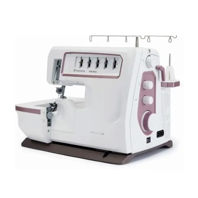 Husqvarna Viking Amber Air S600 Overlock with Cover & Cover...
