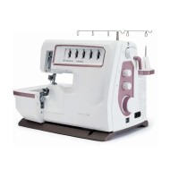 Husqvarna Viking Amber Air S600 Overlock with Cover & Cover...