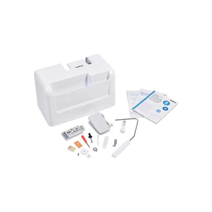 Inventio NV1350 macchina per cucire elettronica con piedino tagliacuci