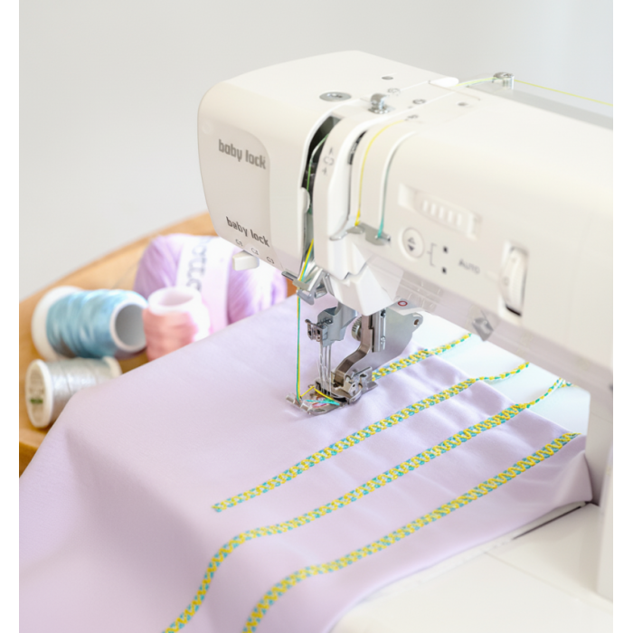 Babylock PRIMO BLP6 - Tagliacuci con punto copertura creativo e infilatura ad aria
