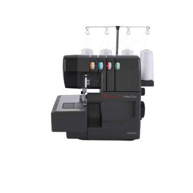 Heavy Duty Singer HD0465 Charcoal Tagliacuci 4 fili