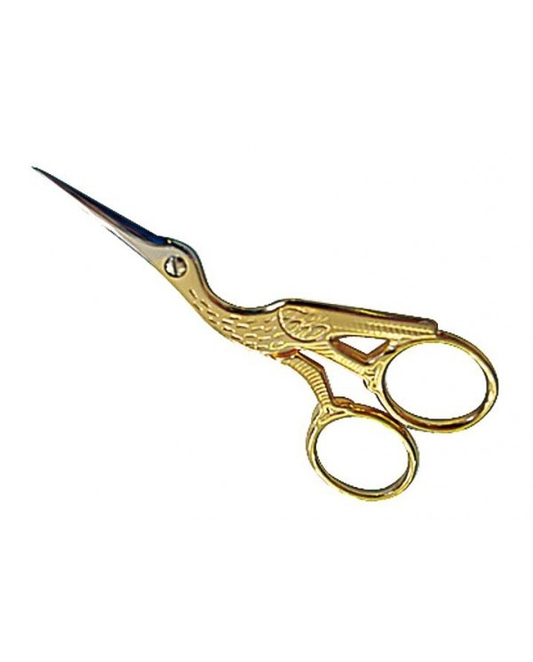Stork-shaped embroidery scissors
