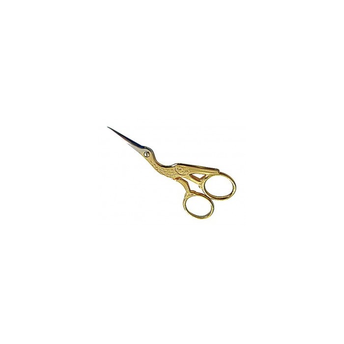 Stork-shaped embroidery scissors