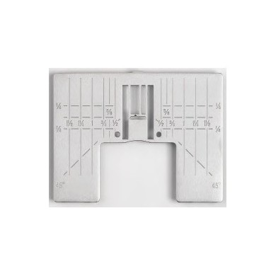 Plaque de point zigzag standard avec repères en pouces