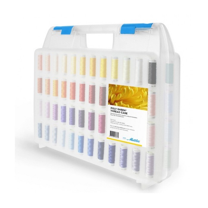 Valigetta cucito Poly Sheen - 96 bobine
