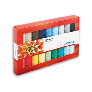 Kit 18 filati Amann Mettler Seralon