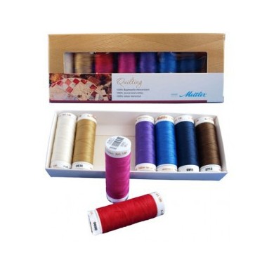 Kit de courtepointe - Kit de 8 fils Amann Mettler