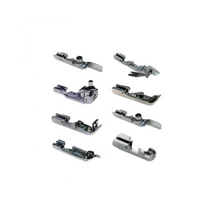 Kit 8 piedini per tagliacuci Juki e Bernina