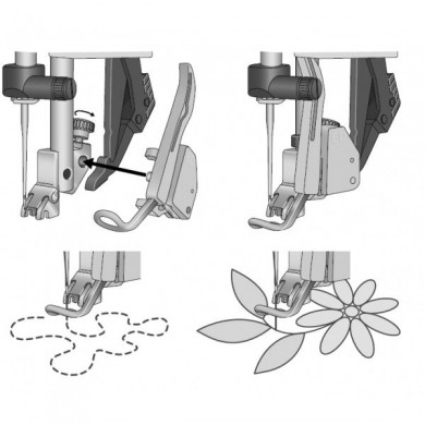 Dynamic spring-loaded foot