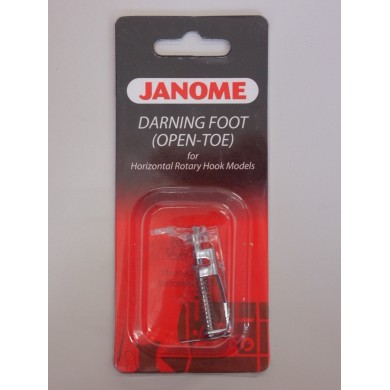 Darning foot and free-motion embroidery