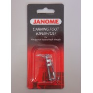 Darning foot and free-motion embroidery