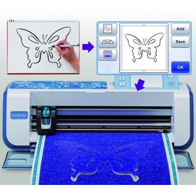 Macchina per taglio tessuti e cartoncino Brother ScanNCut CM840