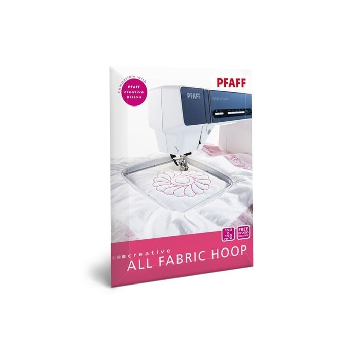 Pfaff 820889096 créatif Tout Tissu Hoop 2 Cadre 150 x 150 mm