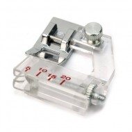 Adjustable bias screen foot