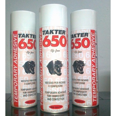 TAKTER 650 Colle temporaire en aérosol 500ml