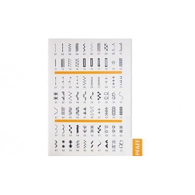 Points de machine à coudre Pfaff passeport