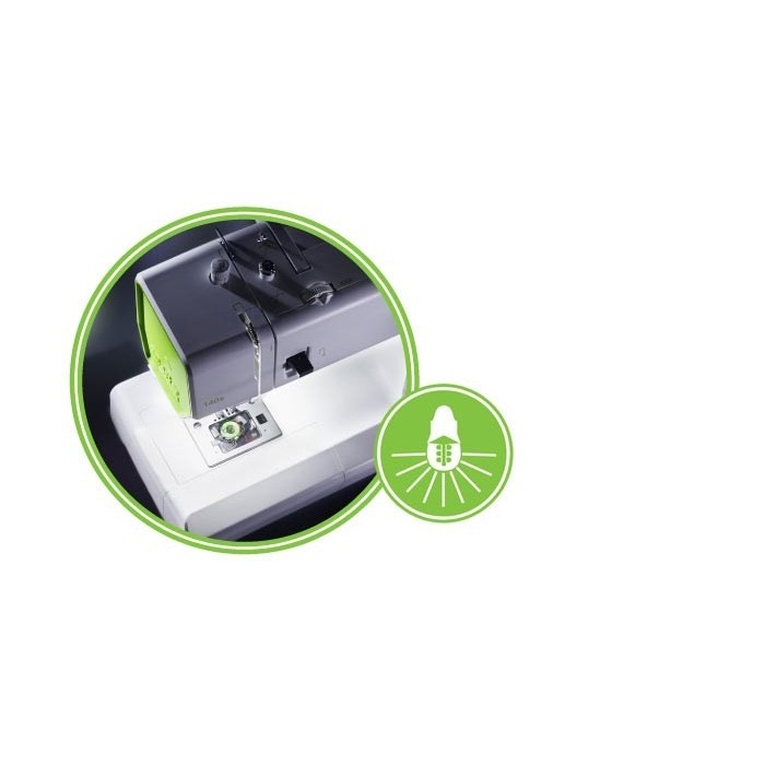 The smarter by pfaff 140S has LED light!