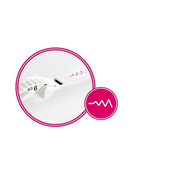 la macchina per cucire Smarter by Pfaff 160S ha una larghezza punto a 6 mm