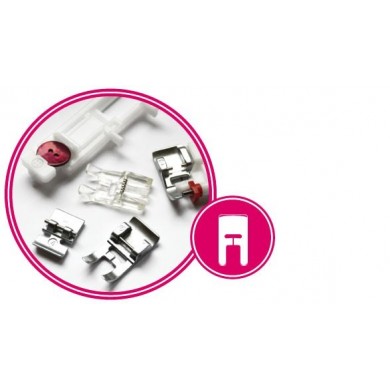 The smarter by pfaff 160S sewing machine is equipped with original Pfafffeet