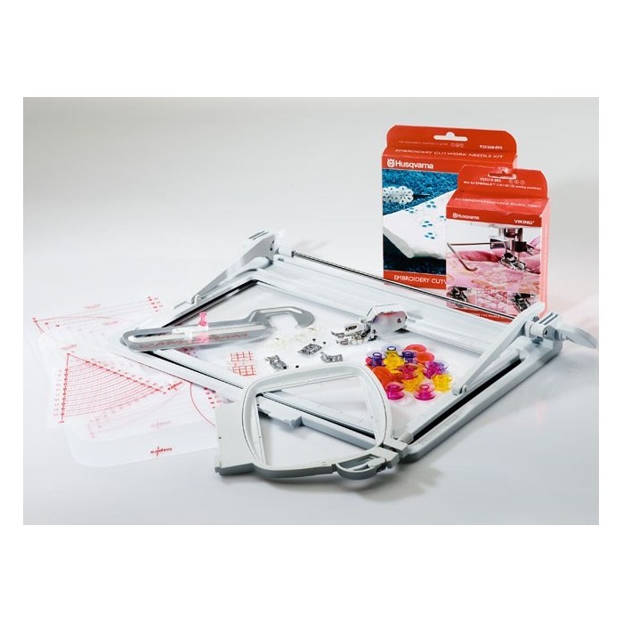 13 optional frames and many accessories - Husqvarna Viking Designer Topaz 40