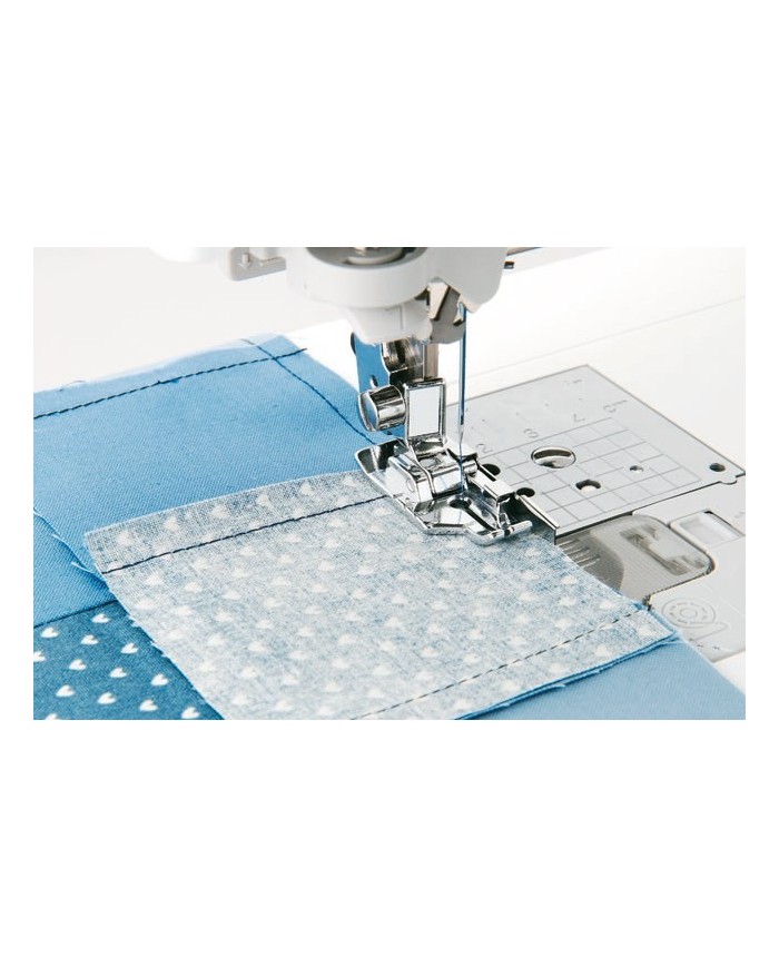 SewBox Clear View 1/4 (quarto di pollice) macchina da cucire patchwork piedino per trapuntatura adatto alla maggior parte dei cantanti con gambo basso, Brother, Juki, New Home e altro ancora
