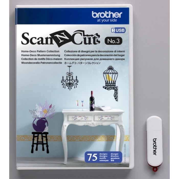 Collection Designs Décoration d’intérieur ScanNCut - USB n° 3