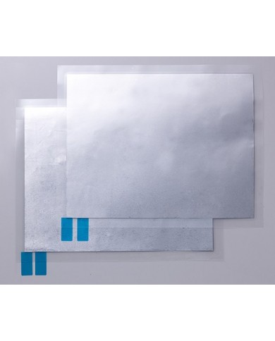 Fogli metallici per embossing argento - Embossing Kit - CAEBSSMS1