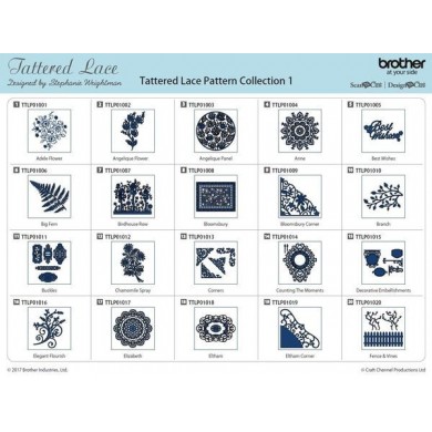 Tattered Lace Collection 1 "Flowers & Leaves" - CATTLP01