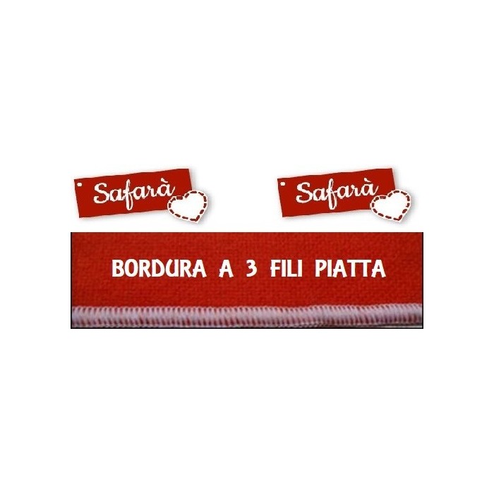 Bordura a 3 fili piatta