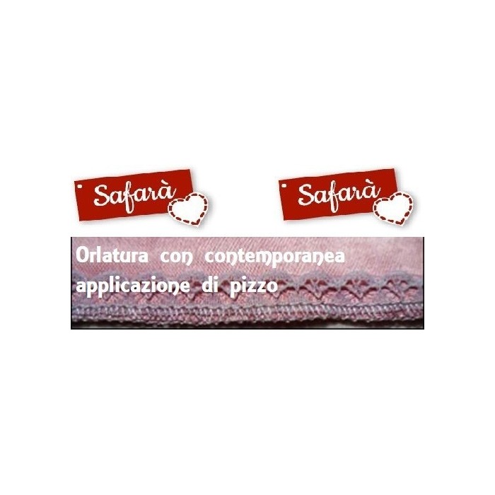 Shaping with simultaneous lace application