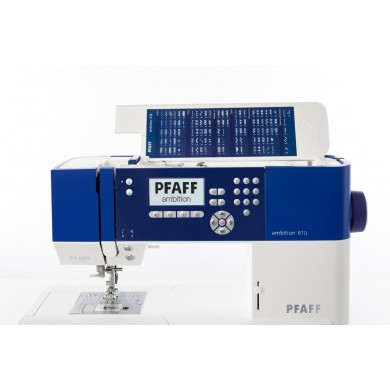 Macchina per cucire elettronica con doppio trasporto Pfaff Ambition 610
