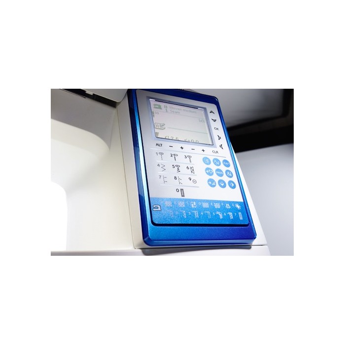 Beaucoup de points et le conseiller en couture disponibles