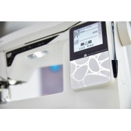 Large embroidery area and LED lights