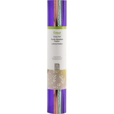 6 FOGLI DI CARTA LAMINATA/OLOGRAFICA 3 COLORI UNICORNO (VIOLA, ARGE...