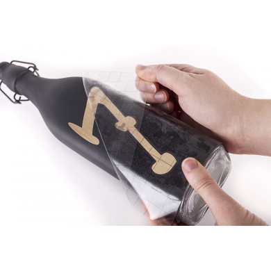 2 FEUILLES DE FILM ARGENTÉ MÉTALLISÉ (LISSES ET PAILLETTES...