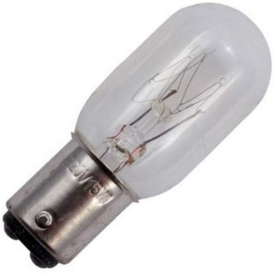 Lampadina a baionetta per macchine per cucire 220Volts 15Watt