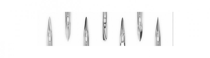 Aghi per macchine per cucire e tagliacuci