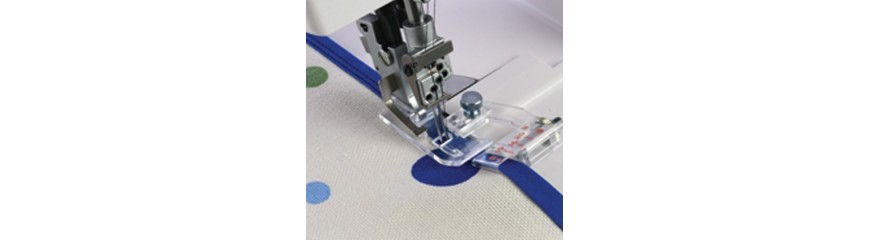 Piedini per tagliacuci e punto copertura Janome